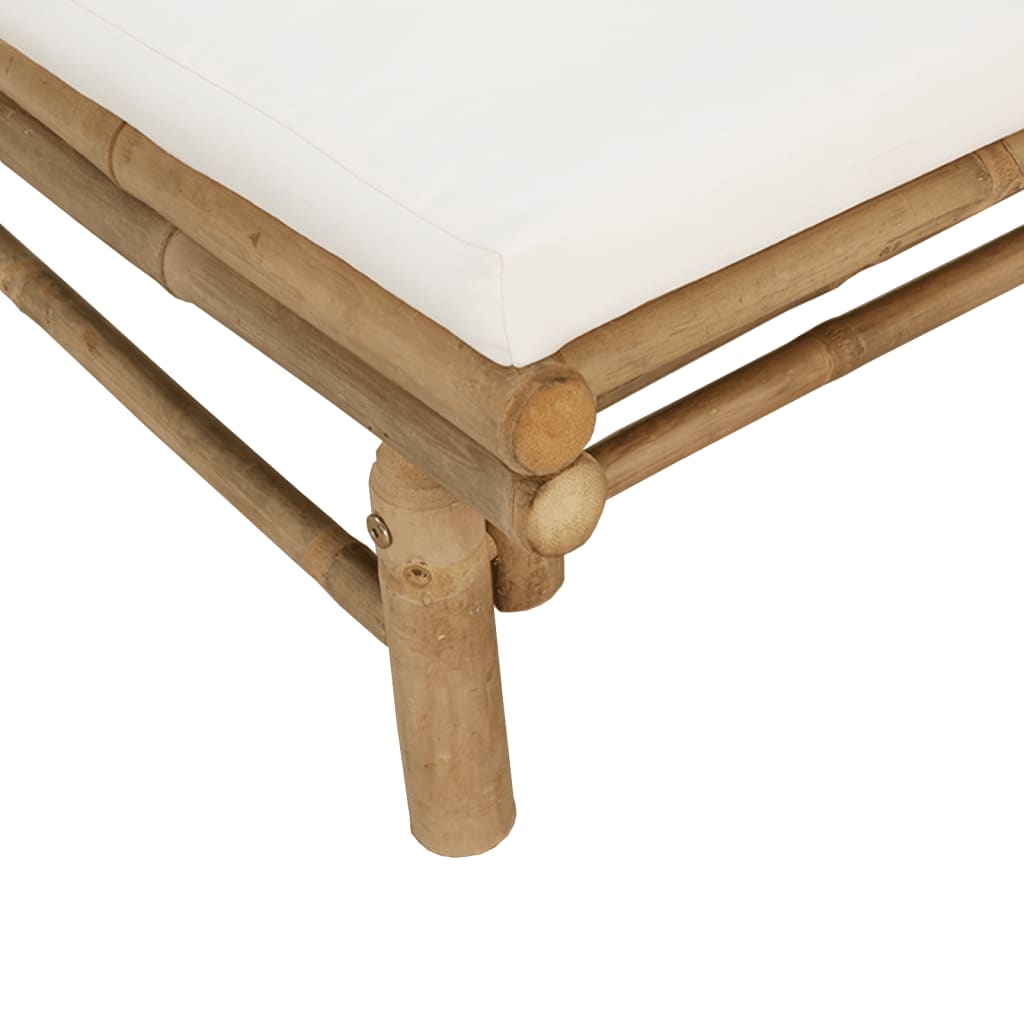 8720845885045_g_en_hd_4 vidaXL 2 Piece Garden Lounge Set with Cream White Cushions Bamboo - Image 6