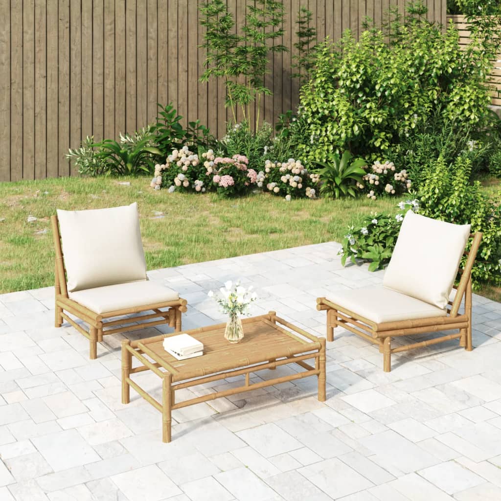 8720845885052_m_en_hd_1 vidaXL Garden Chairs 2 pcs with Cream White Cushions Bamboo - Image 1