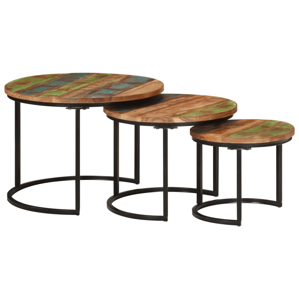 8720845885489_g_en_hd_10 vidaXL Nesting Tables 3 pcs Solid Wood Reclaimed - Image 11