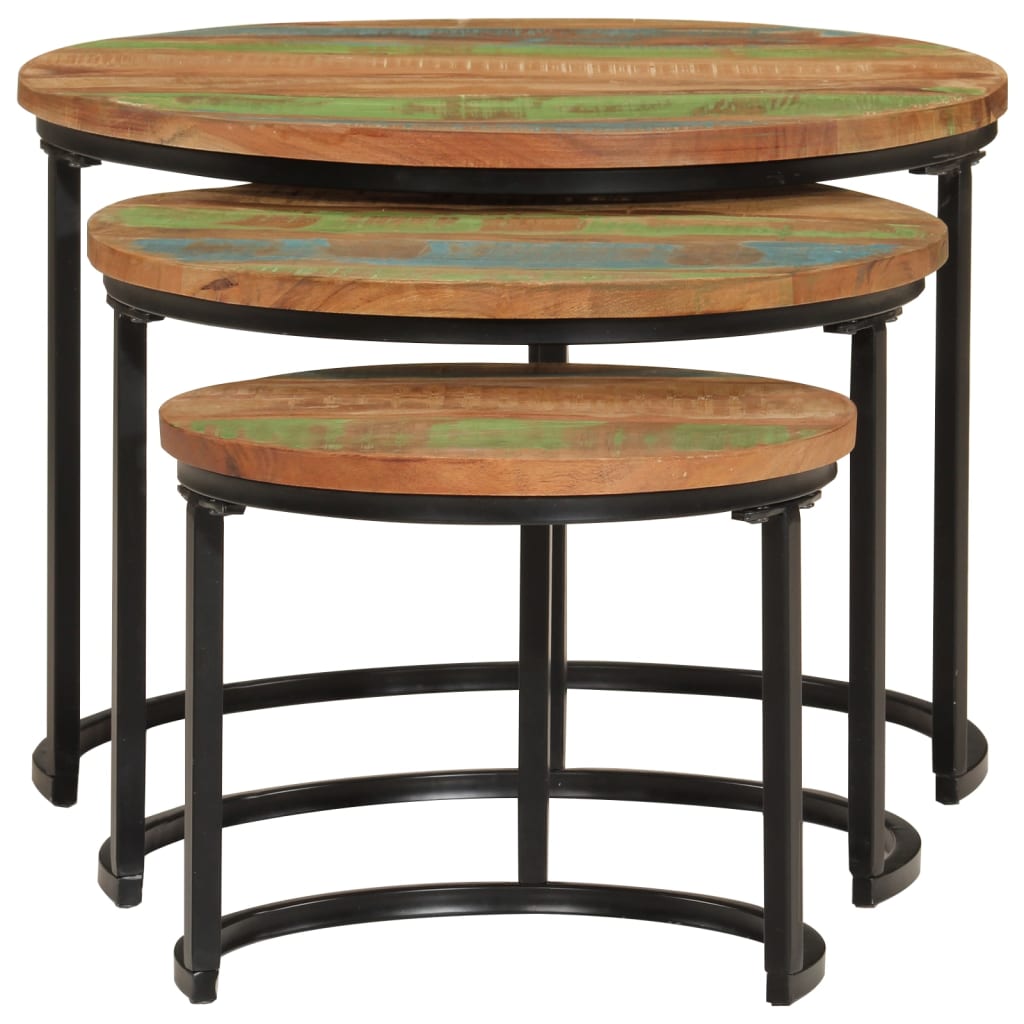 8720845885489_g_en_hd_3 vidaXL Nesting Tables 3 pcs Solid Wood Reclaimed - Image 4