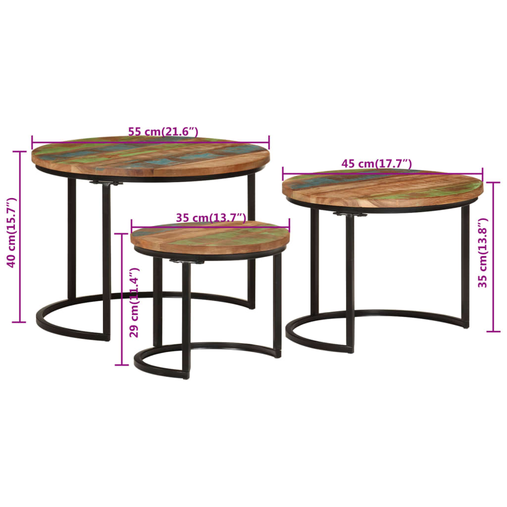 8720845885489_g_en_hd_6 vidaXL Nesting Tables 3 pcs Solid Wood Reclaimed - Image 7