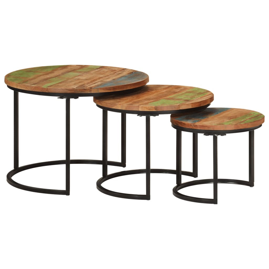 8720845885489_g_en_hd_9 vidaXL Nesting Tables 3 pcs Solid Wood Reclaimed - Image 10