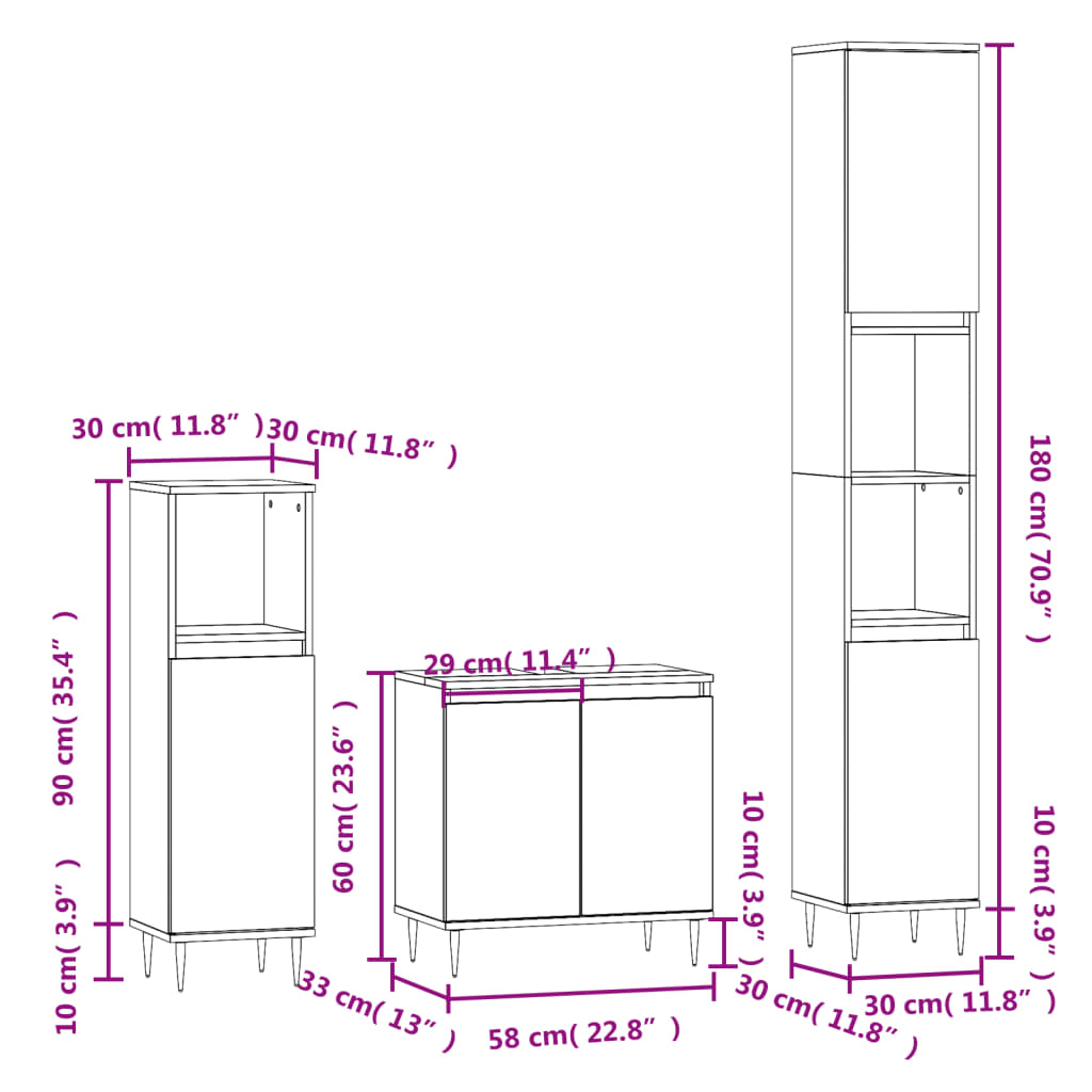 8720845885991_g_en_hd_11 vidaXL 3 Piece Bathroom Cabinet Set Black Engineered Wood - Image 13