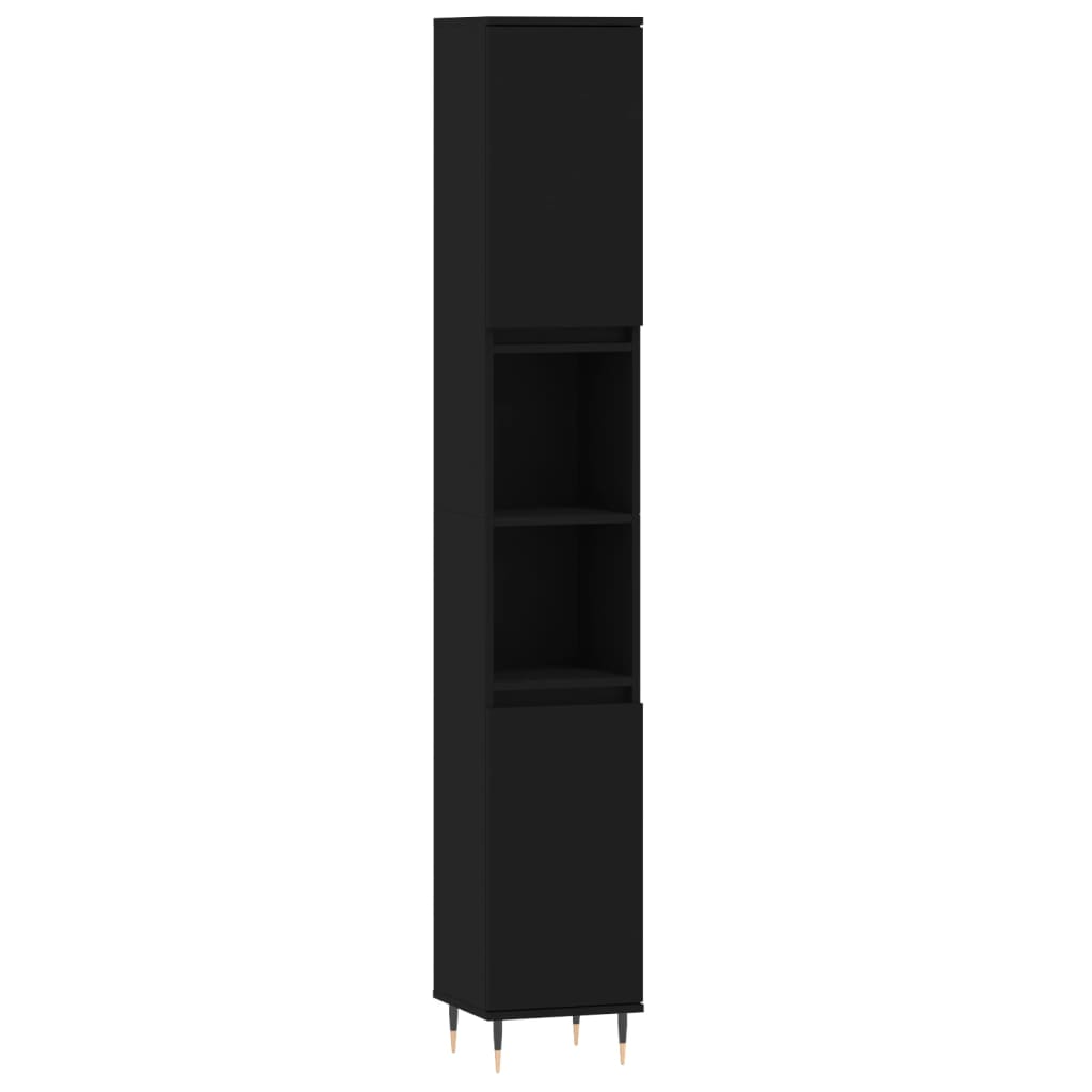 8720845885991_g_en_hd_7 vidaXL 3 Piece Bathroom Cabinet Set Black Engineered Wood - Image 9