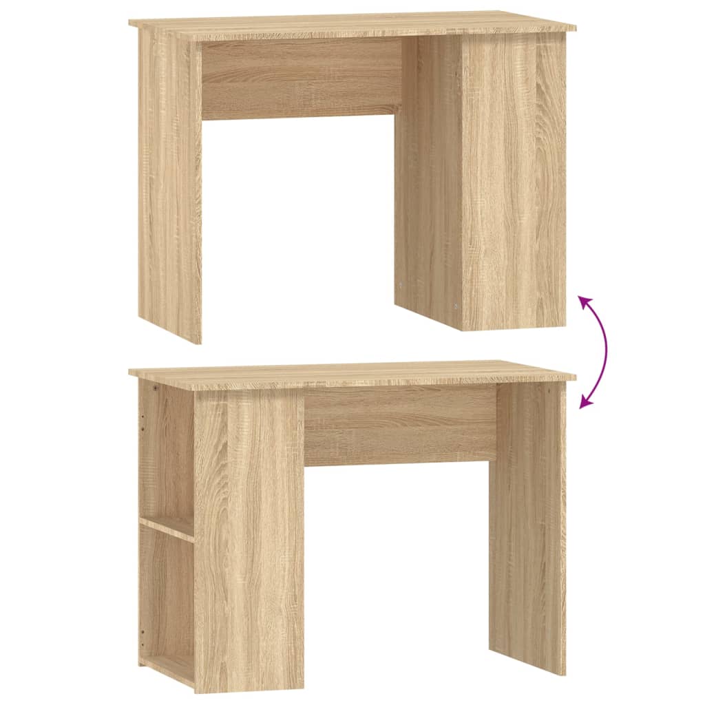 8720845888084_g_en_hd_4 vidaXL Desk Sonoma Oak 100x55x75 cm Engineered Wood - Image 7