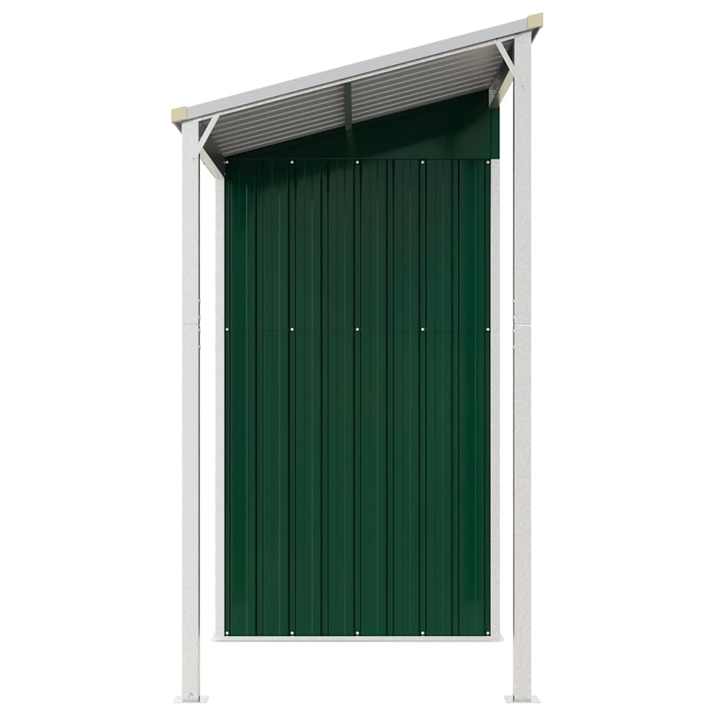 8720845888831_g_en_hd_3 vidaXL Garden Shed with Extended Roof Green 277x107x181 cm Steel - Image 5