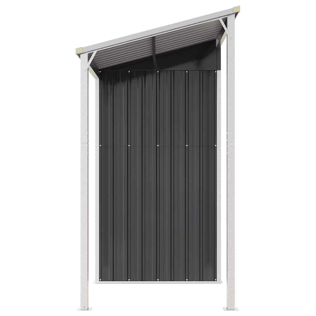 8720845888855_g_en_hd_3 vidaXL Garden Shed with Extended Roof Anthracite 277x107x181 cm Steel - Image 5