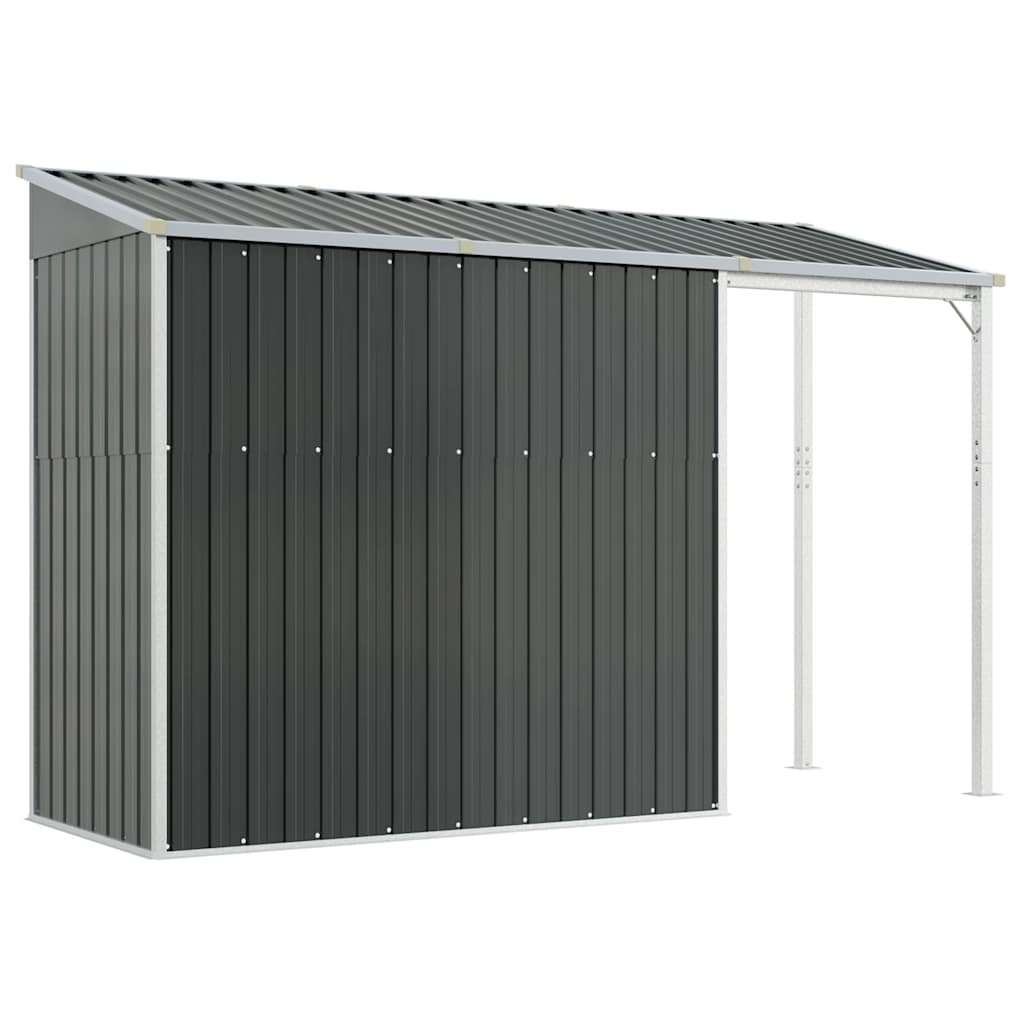 8720845888855_g_en_hd_4 vidaXL Garden Shed with Extended Roof Anthracite 277x107x181 cm Steel - Image 6