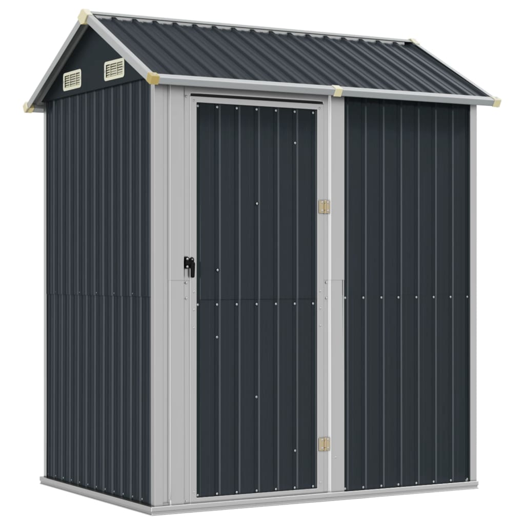 8720845888909_a_en_hd_1 vidaXL Garden Shed Anthracite 192x152.5x237 cm Galvanised Steel - Image 2