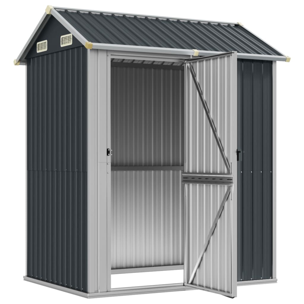 8720845888909_g_en_hd_1 vidaXL Garden Shed Anthracite 192x152.5x237 cm Galvanised Steel - Image 3