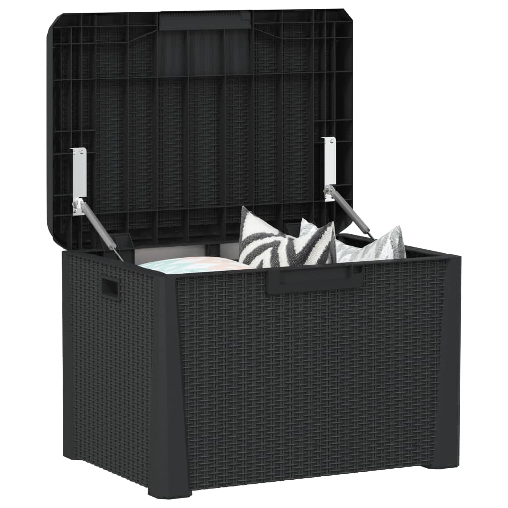 8720845889135_g_en_hd_2 vidaXL Garden Storage Box with Seat Cushion Anthracite 125 L PP - Image 4