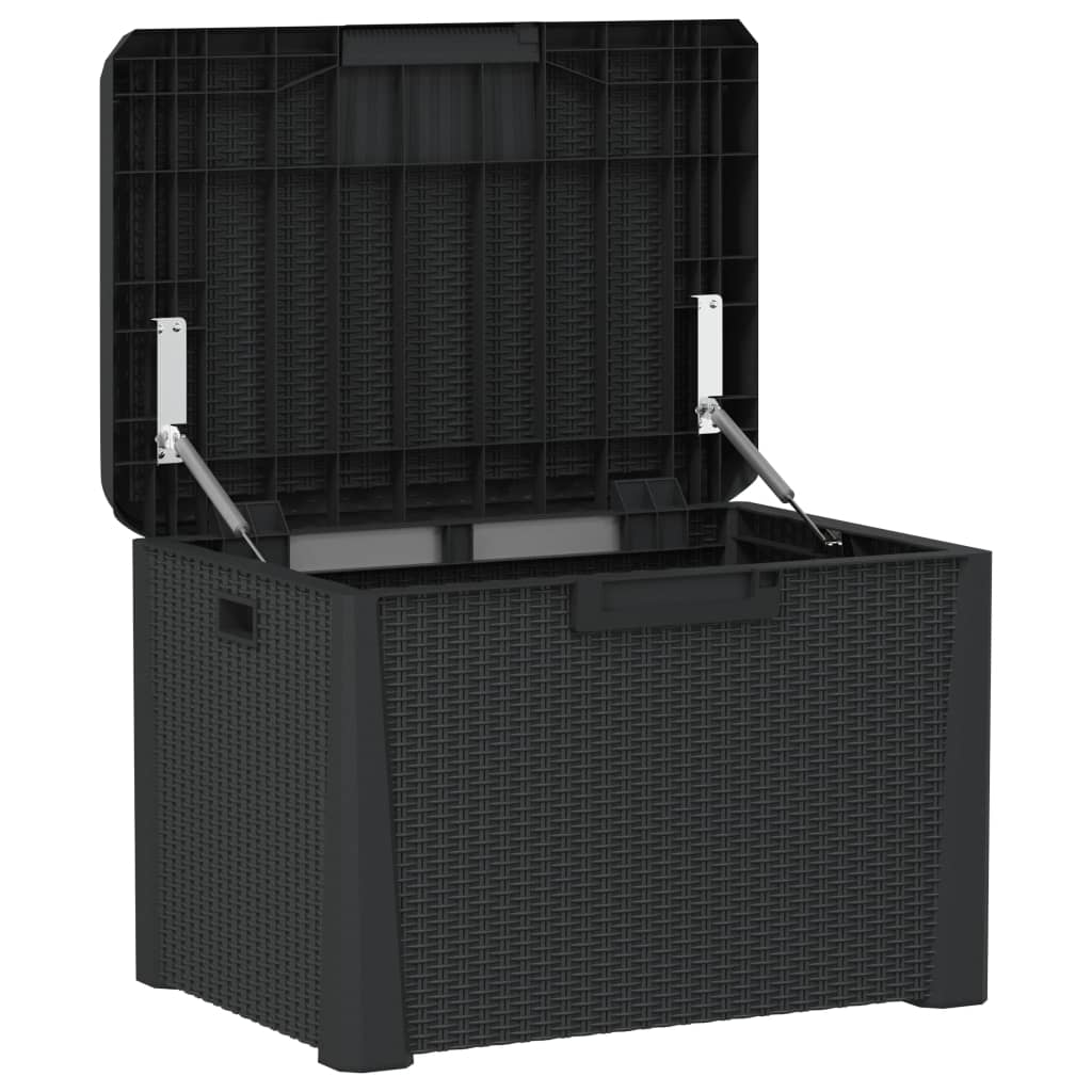 8720845889135_g_en_hd_3 vidaXL Garden Storage Box with Seat Cushion Anthracite 125 L PP - Image 5