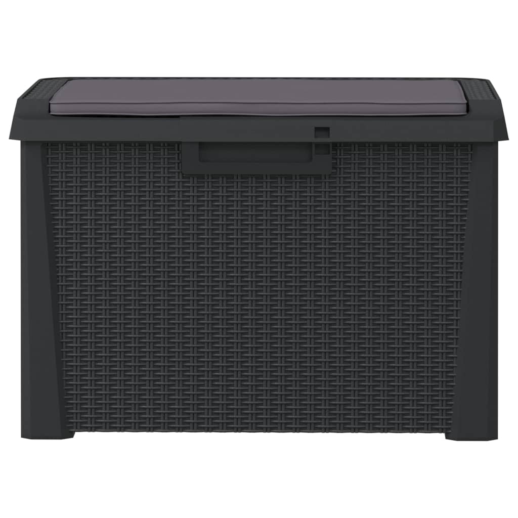 8720845889135_g_en_hd_4 vidaXL Garden Storage Box with Seat Cushion Anthracite 125 L PP - Image 6