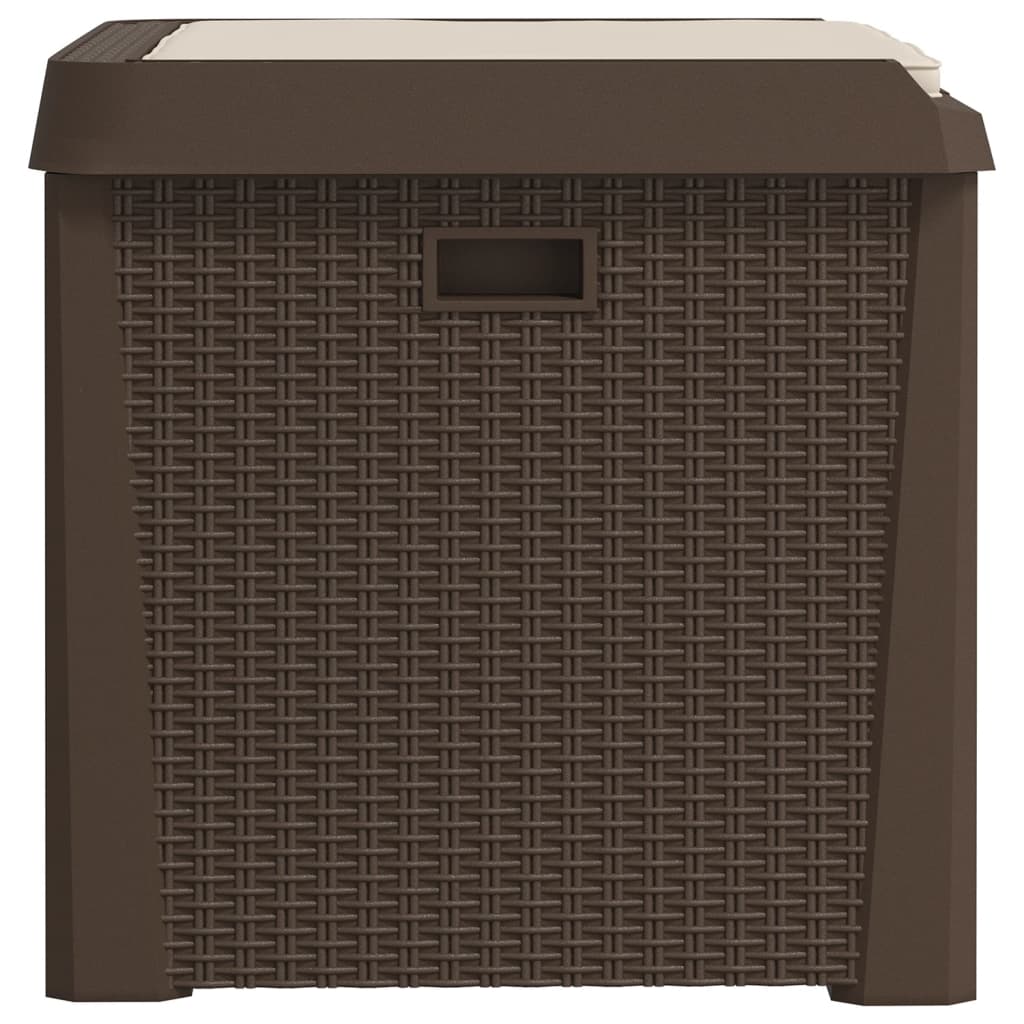 8720845889142_g_en_hd_5 vidaXL Garden Storage Box with Seat Cushion Brown 125 L PP - Image 7