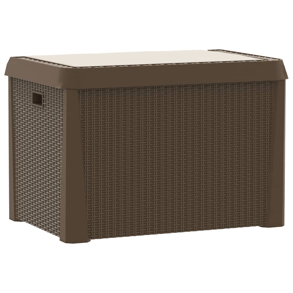 8720845889142_g_en_hd_6 vidaXL Garden Storage Box with Seat Cushion Brown 125 L PP - Image 8