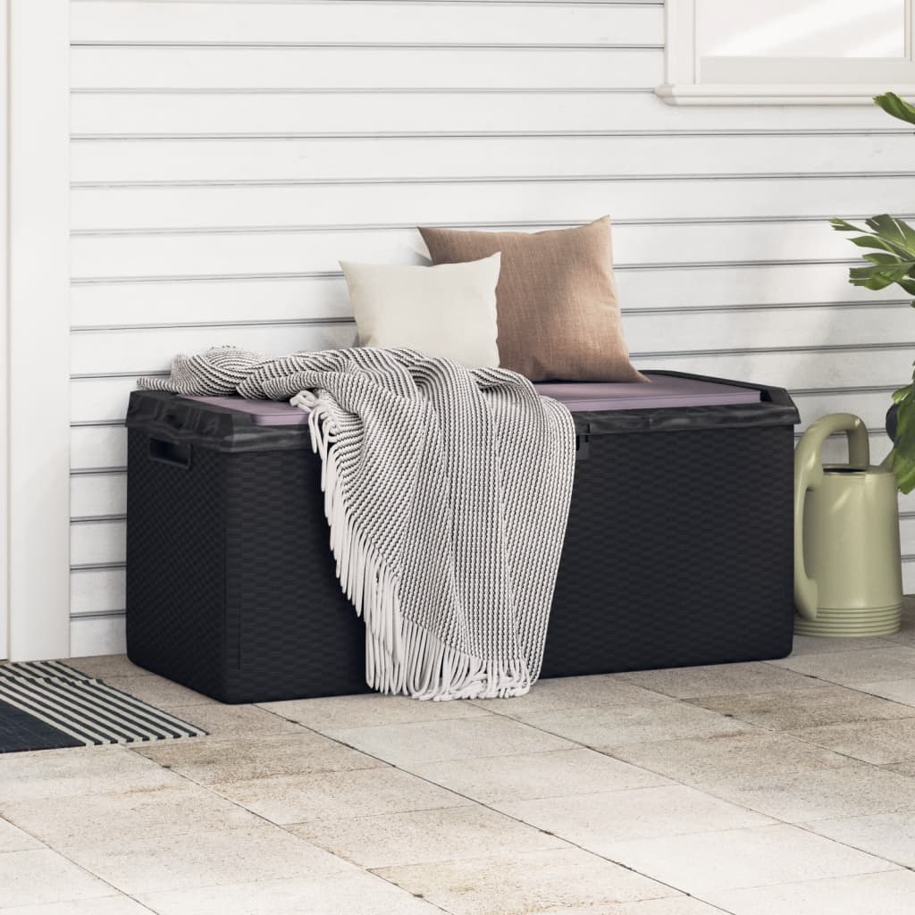 8720845889159_g_en_hd_1 vidaXL Garden Storage Box with Seat Cushion Anthracite 350 L PP - Image 3