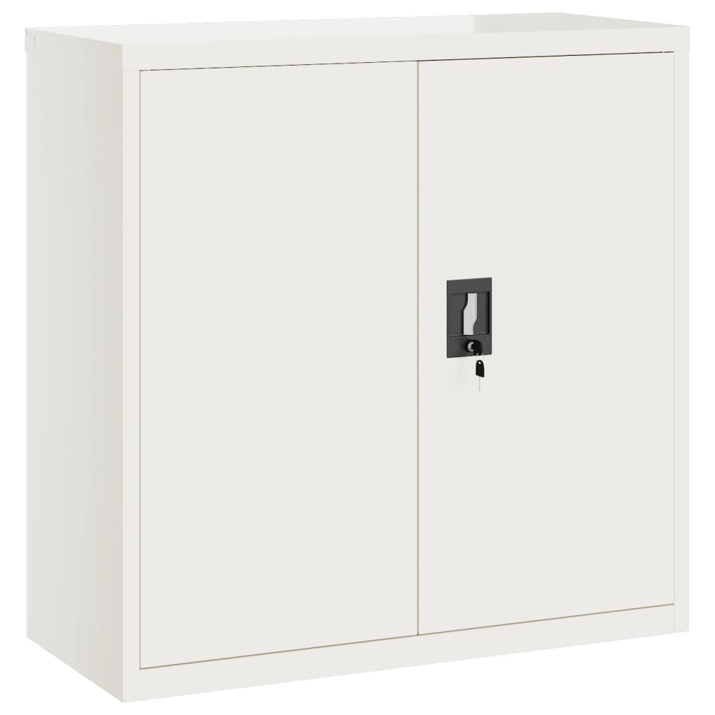 8720845889500_a_en_hd_1 vidaXL File Cabinet White 90x40x90 cm Steel - Image 2