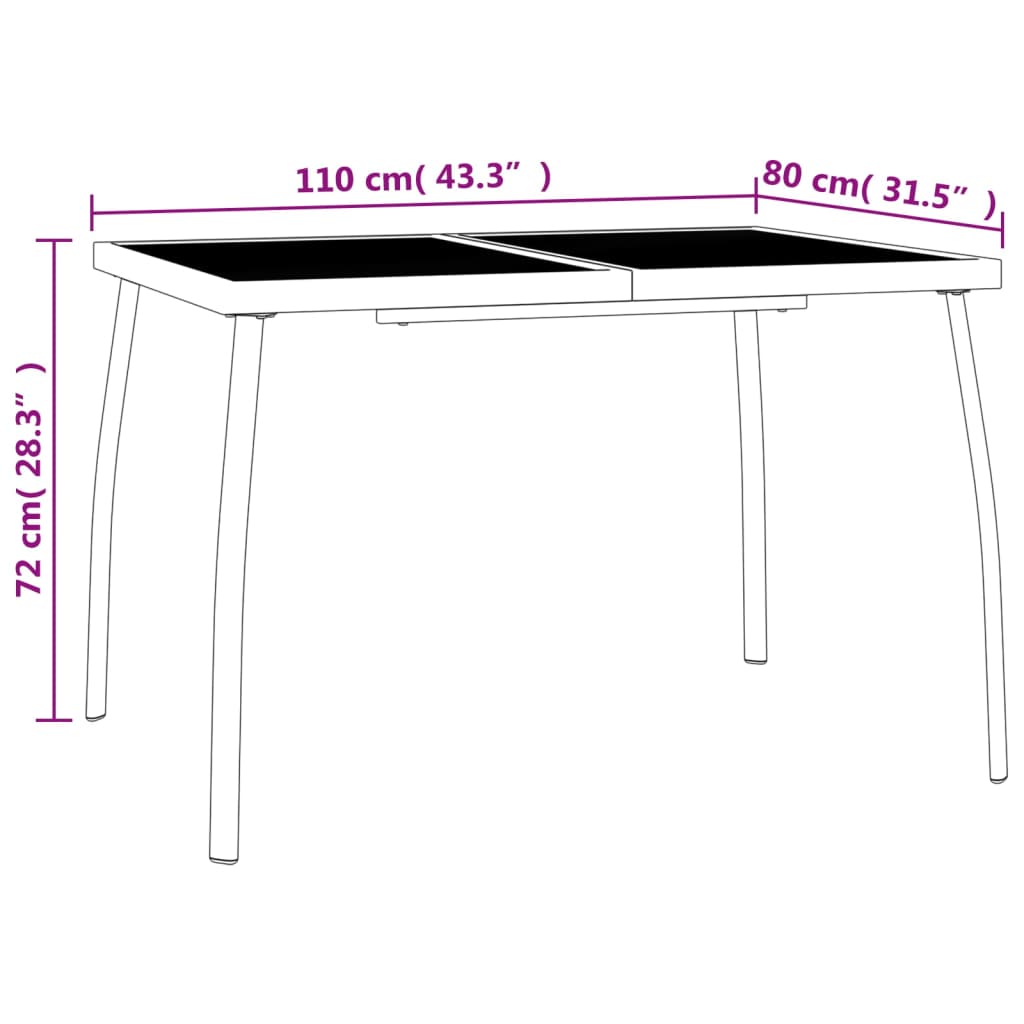 8720845889982_g_en_hd_8 vidaXL 3 Piece Garden Dining Set Anthracite Steel - Image 10