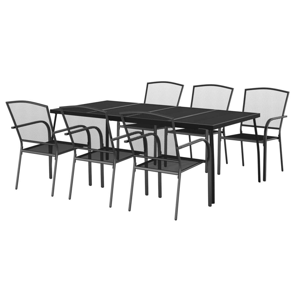 8720845890025_g_en_hd_1 vidaXL 7 Piece Garden Dining Set Anthracite Steel - Image 3