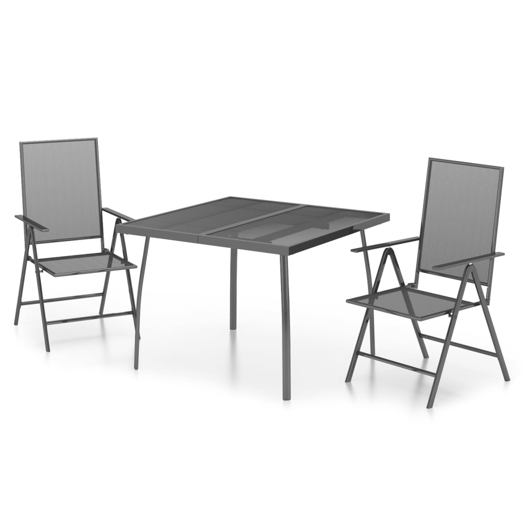 8720845890063_a_en_hd_1 vidaXL 3 Piece Garden Dining Set Anthracite Steel - Image 2
