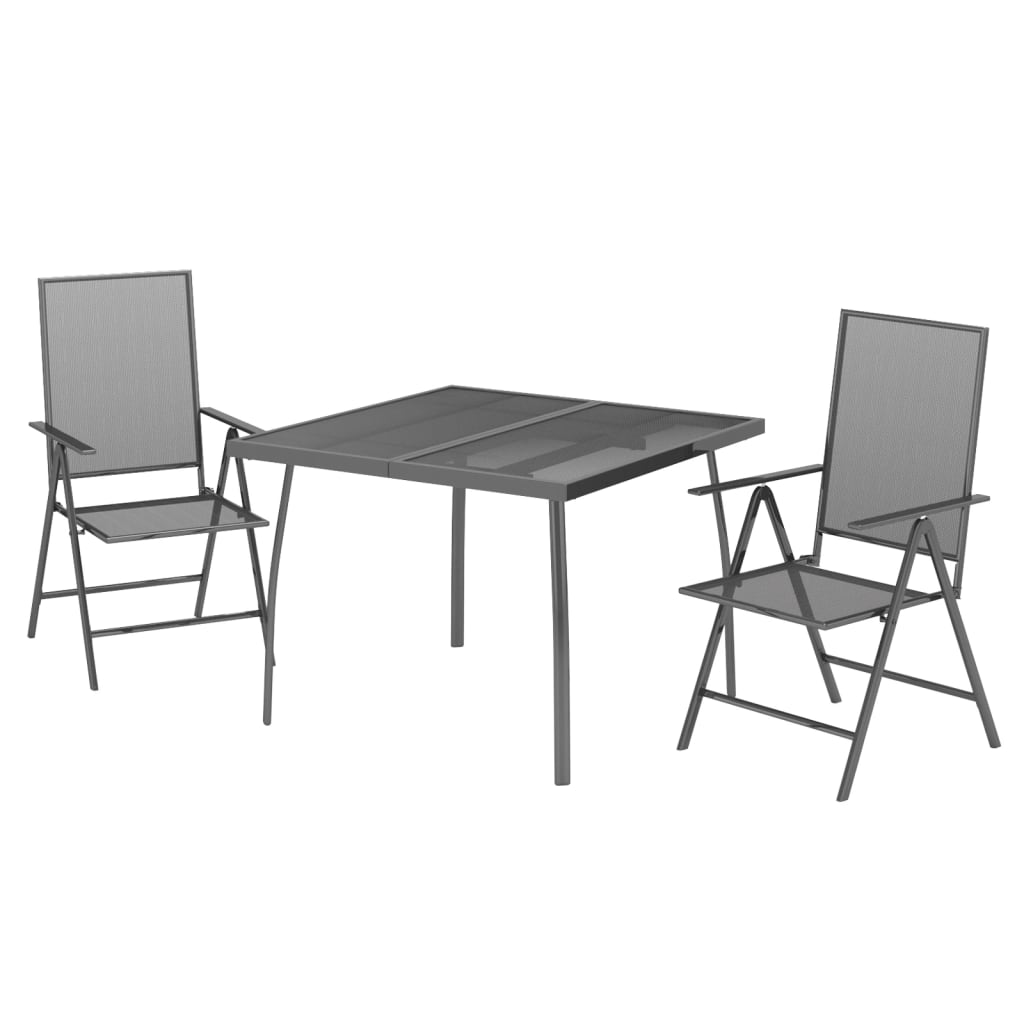 8720845890063_g_en_hd_1 vidaXL 3 Piece Garden Dining Set Anthracite Steel - Image 3