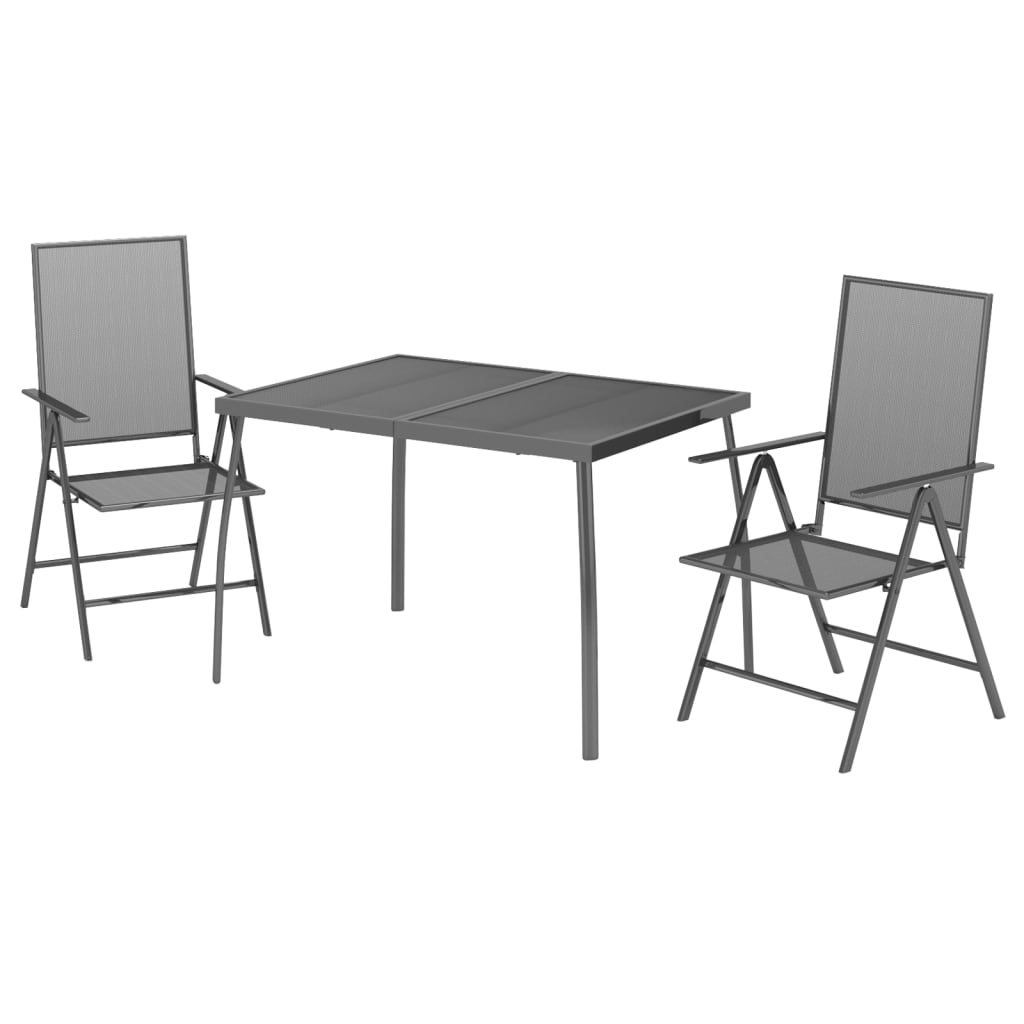 8720845890094_g_en_hd_1 vidaXL 3 Piece Garden Dining Set Anthracite Steel - Image 3