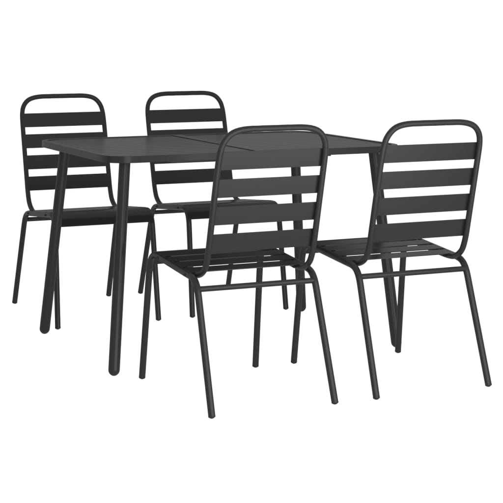 8720845890209_g_en_hd_1 vidaXL 5 Piece Garden Dining Set Anthracite Steel - Image 3