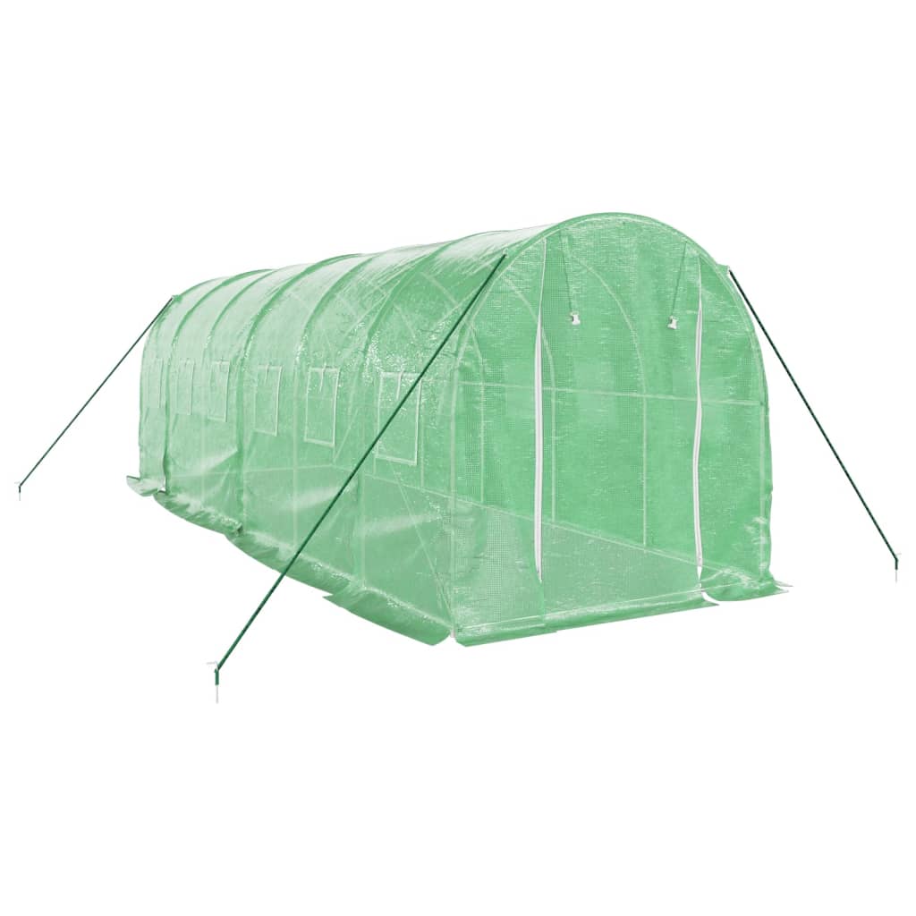 8720845891046_g_en_hd_1 vidaXL Greenhouse with Steel Frame Green 12 m² 6x2x2 m - Image 3
