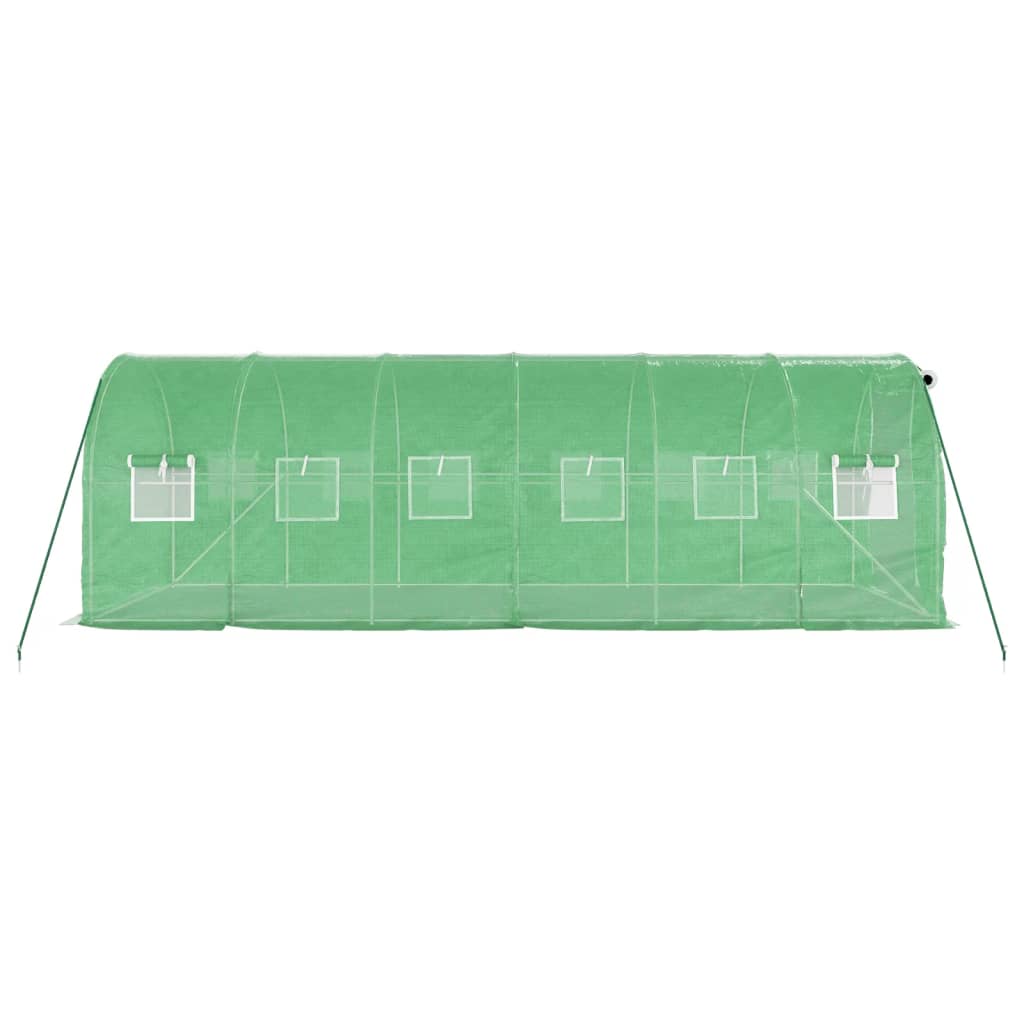 8720845891046_g_en_hd_3 vidaXL Greenhouse with Steel Frame Green 12 m² 6x2x2 m - Image 5