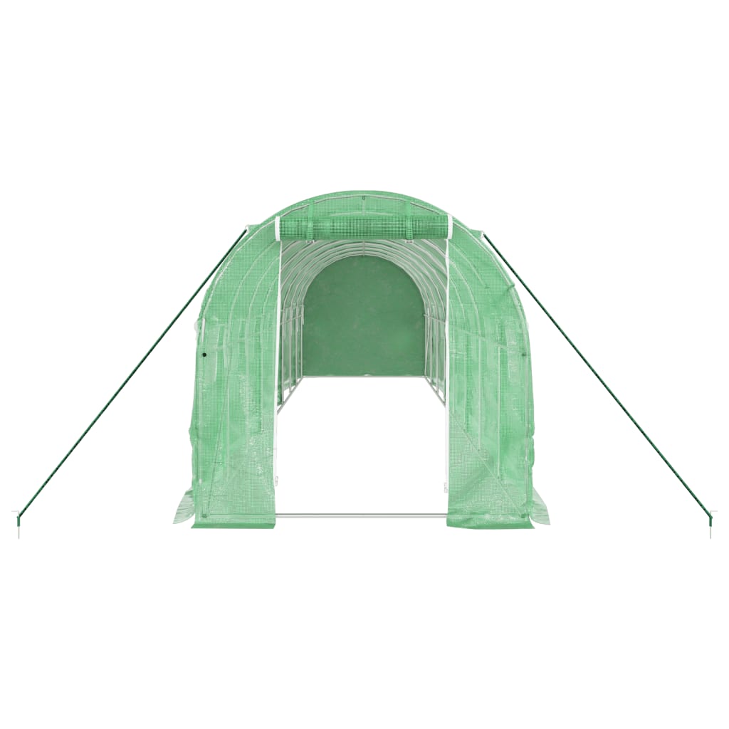 8720845891053_g_en_hd_2 vidaXL Greenhouse with Steel Frame Green 16 m² 8x2x2 m - Image 4