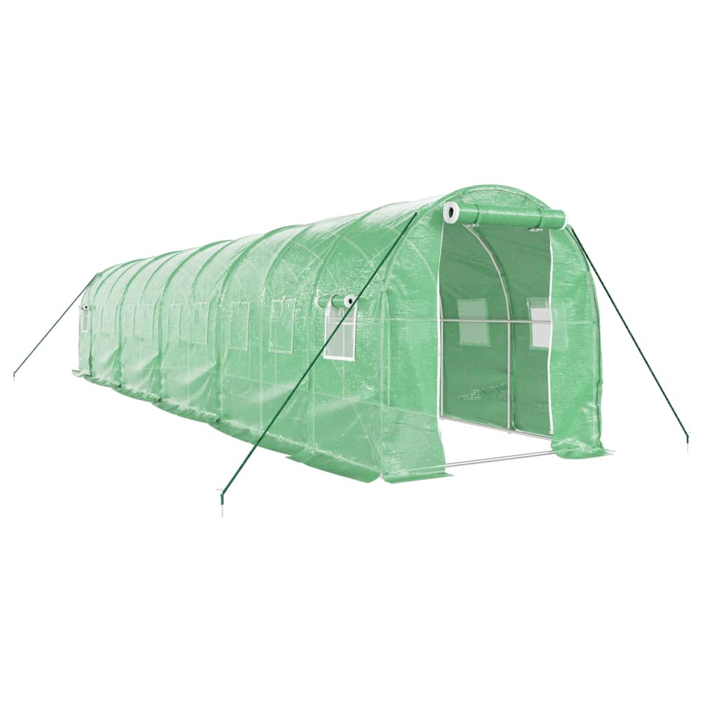 8720845891060_a_en_hd_1 vidaXL Greenhouse with Steel Frame Green 20 m² 10x2x2 m - Image 2