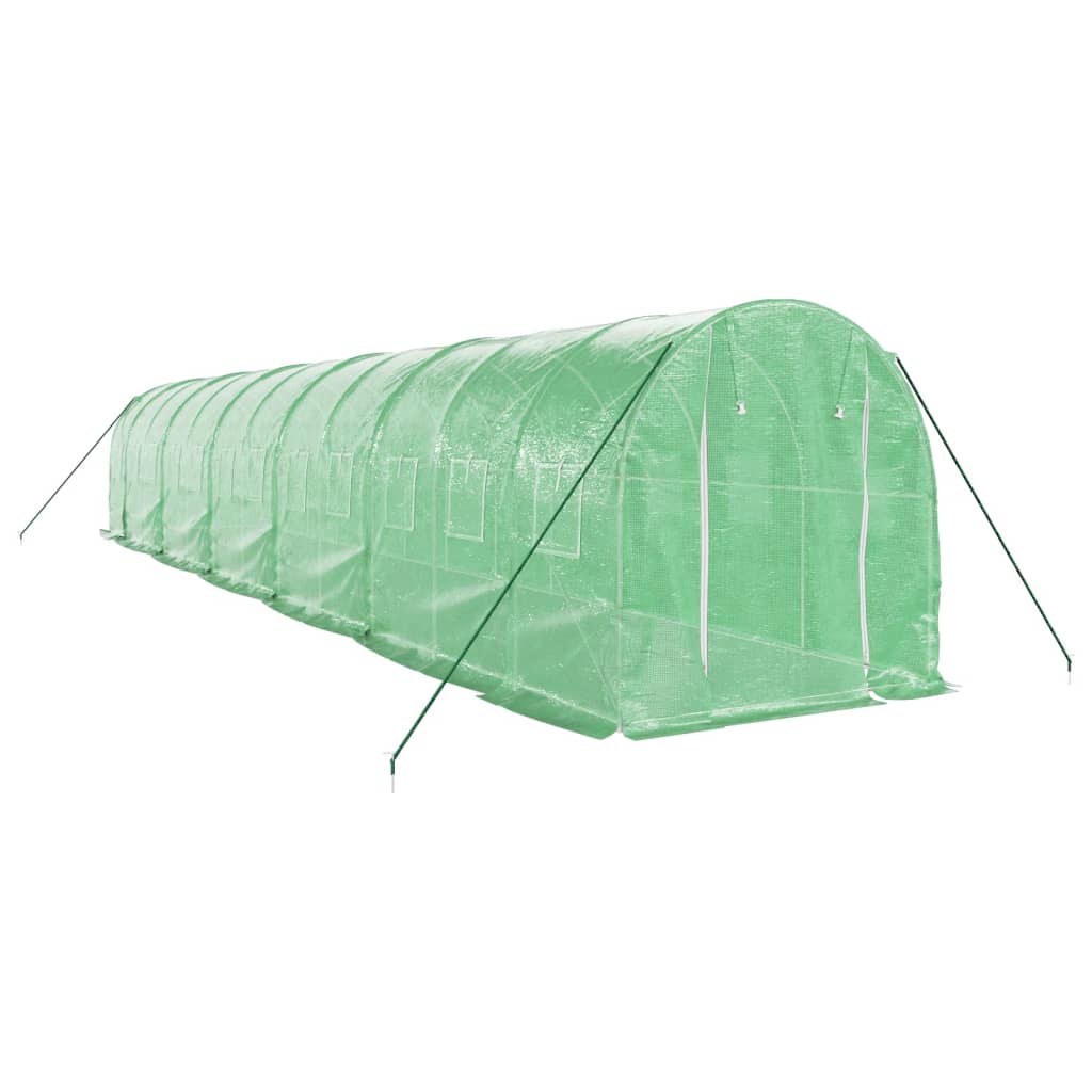 8720845891077_g_en_hd_1 vidaXL Greenhouse with Steel Frame Green 24 m² 12x2x2 m - Image 3