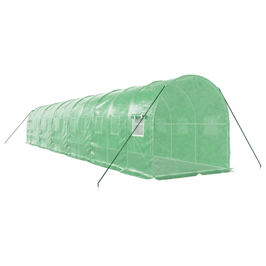 8720845891077_g_en_hd_4 vidaXL Greenhouse with Steel Frame Green 24 m² 12x2x2 m - Image 6