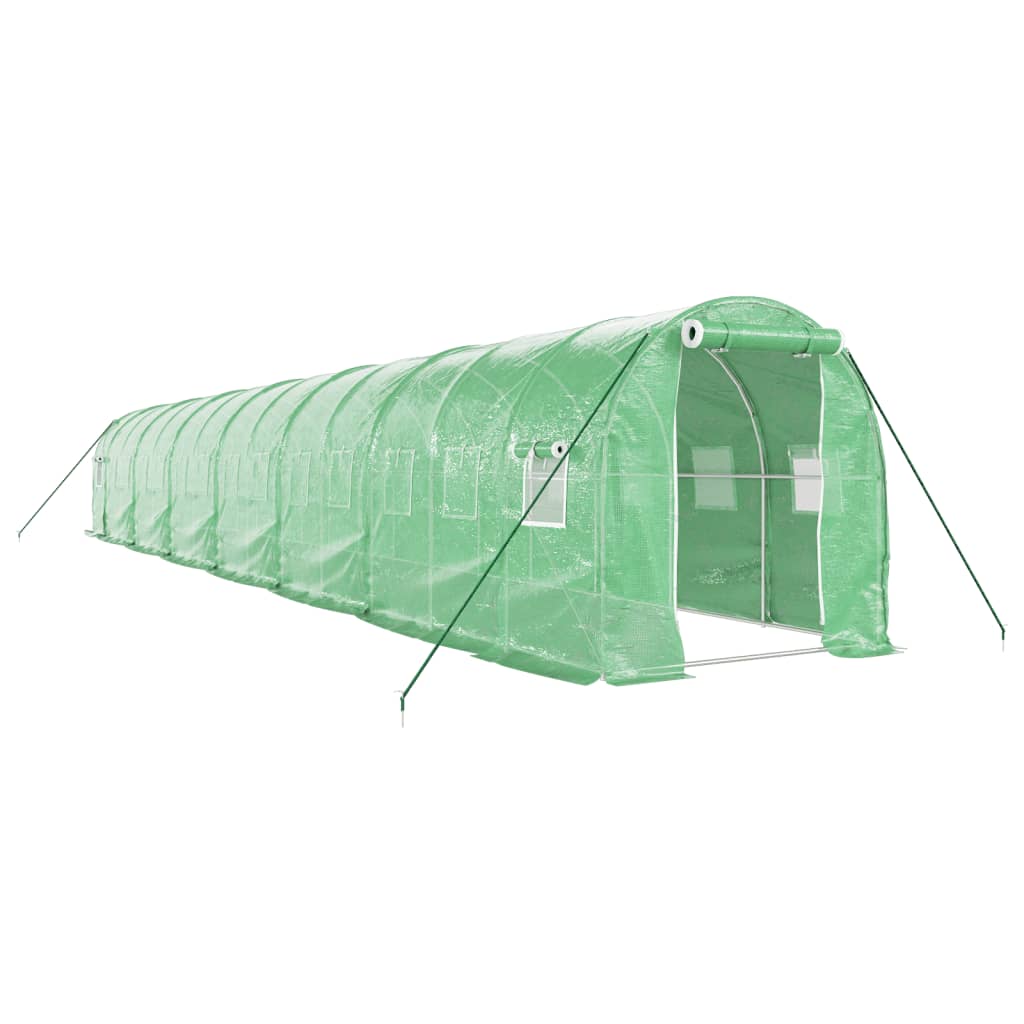 8720845891084_a_en_hd_1 vidaXL Greenhouse with Steel Frame Green 28 m² 14x2x2 m - Image 2
