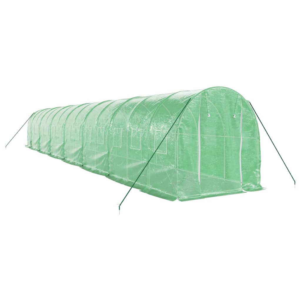 8720845891084_g_en_hd_1 vidaXL Greenhouse with Steel Frame Green 28 m² 14x2x2 m - Image 3