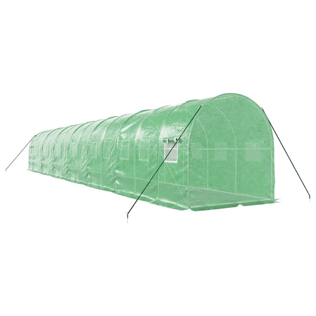 8720845891084_g_en_hd_4 vidaXL Greenhouse with Steel Frame Green 28 m² 14x2x2 m - Image 6