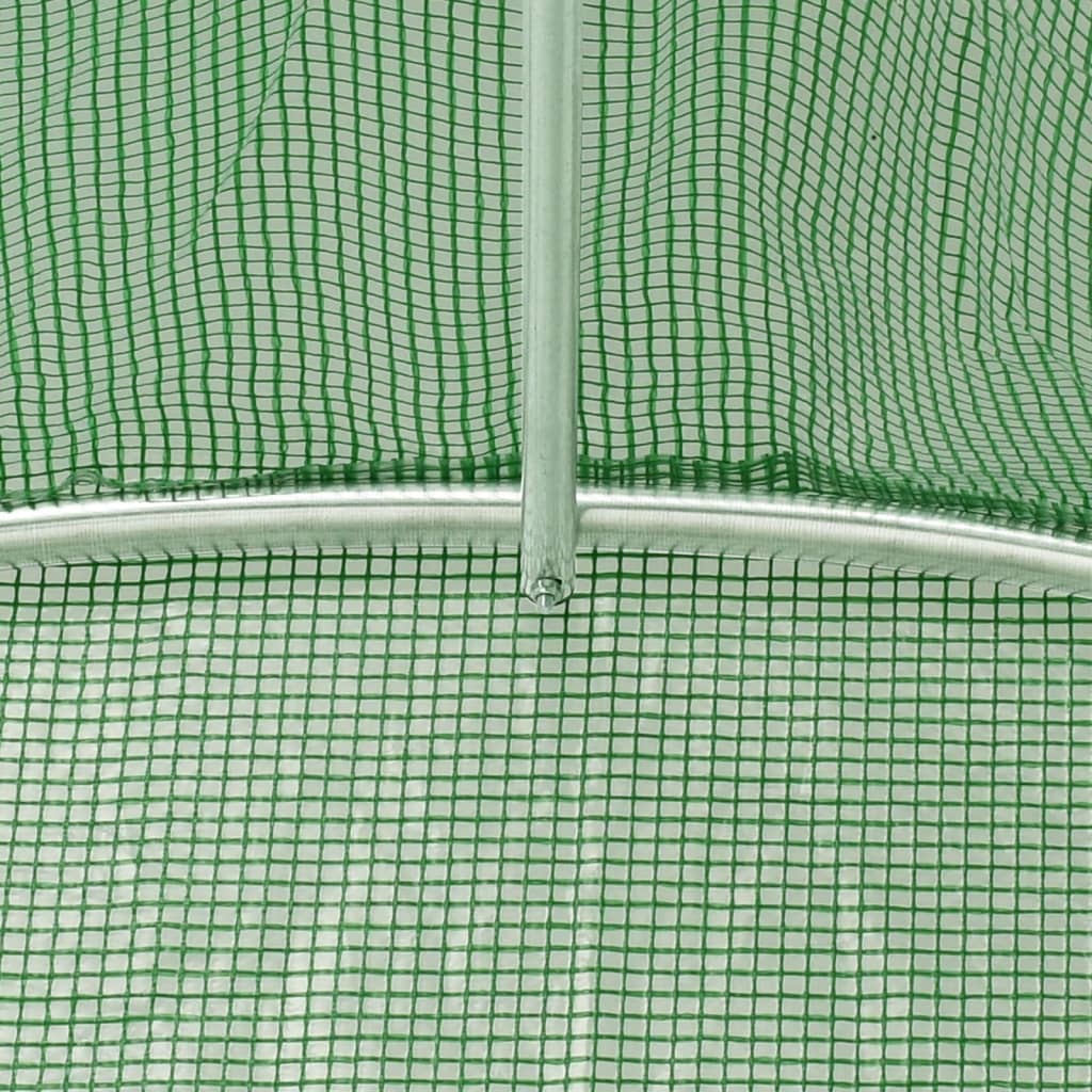 8720845891084_g_en_hd_7 vidaXL Greenhouse with Steel Frame Green 28 m² 14x2x2 m - Image 9