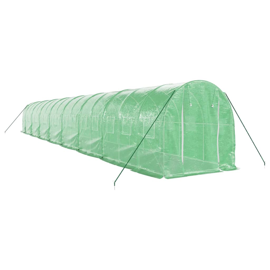 8720845891091_g_en_hd_1 vidaXL Greenhouse with Steel Frame Green 32 m² 16x2x2 m - Image 3