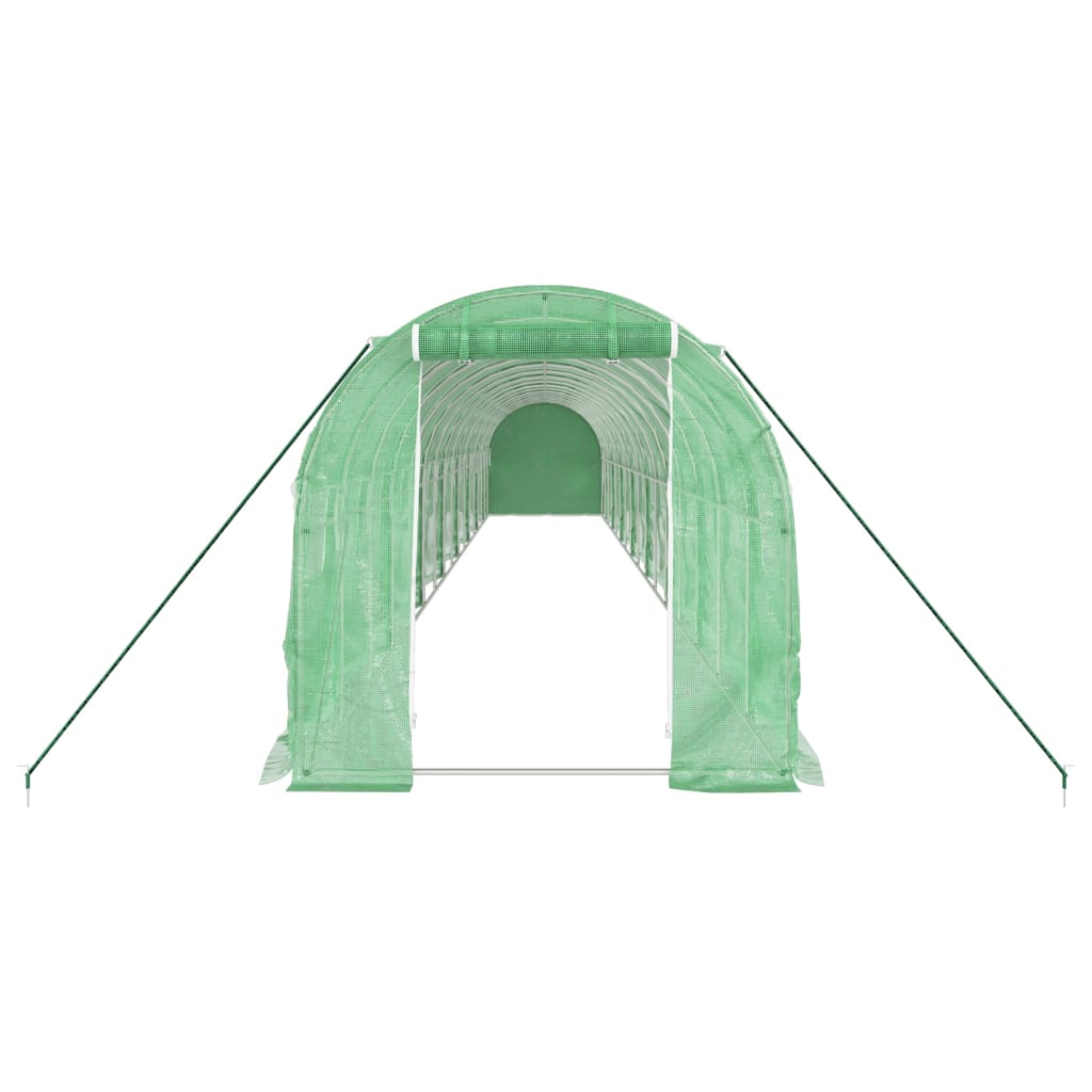8720845891091_g_en_hd_2 vidaXL Greenhouse with Steel Frame Green 32 m² 16x2x2 m - Image 4