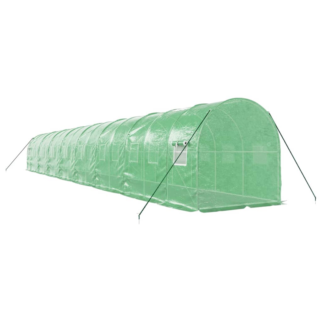 8720845891091_g_en_hd_4 vidaXL Greenhouse with Steel Frame Green 32 m² 16x2x2 m - Image 6