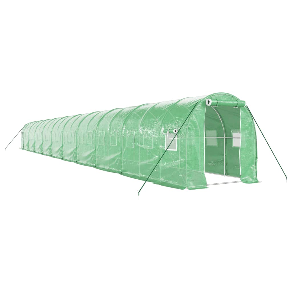 8720845891114_a_en_hd_1 vidaXL Greenhouse with Steel Frame Green 40 m² 20x2x2 m - Image 2