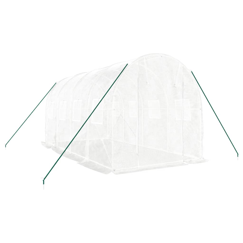 8720845891145_g_en_hd_1 vidaXL Greenhouse with Steel Frame White 8 m² 4x2x2 m - Image 3