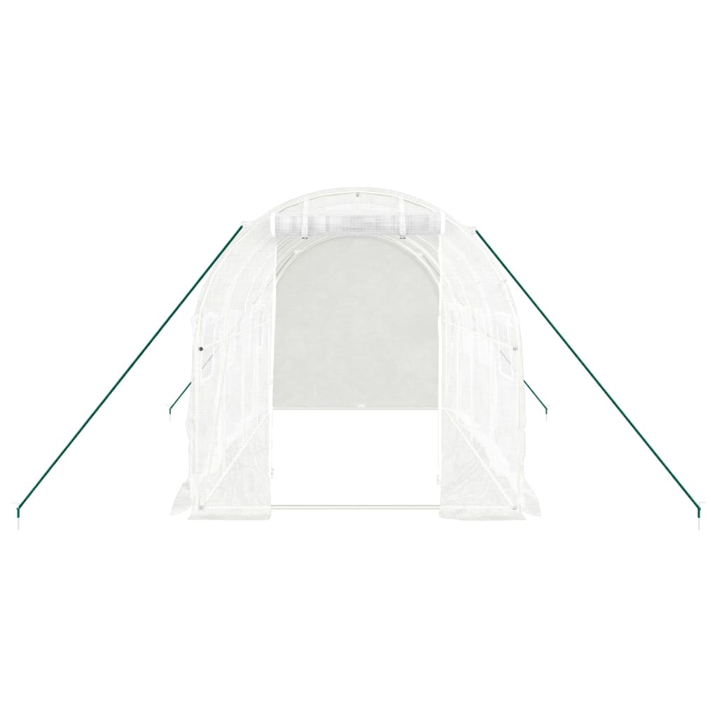 8720845891145_g_en_hd_2 vidaXL Greenhouse with Steel Frame White 8 m² 4x2x2 m - Image 4