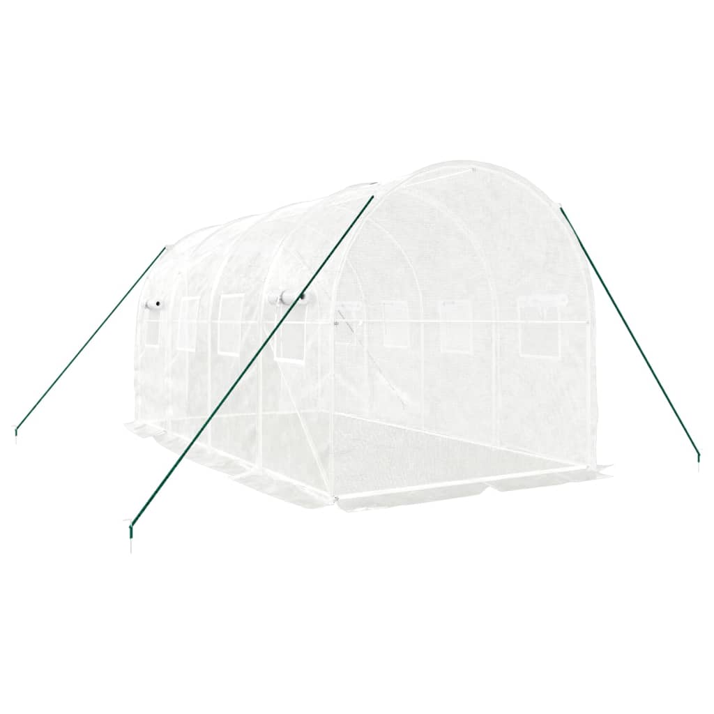 8720845891145_g_en_hd_4 vidaXL Greenhouse with Steel Frame White 8 m² 4x2x2 m - Image 6