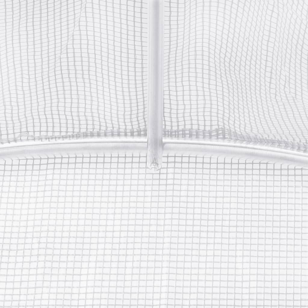 8720845891152_g_en_hd_7 vidaXL Greenhouse with Steel Frame White 12 m² 6x2x2 m - Image 9