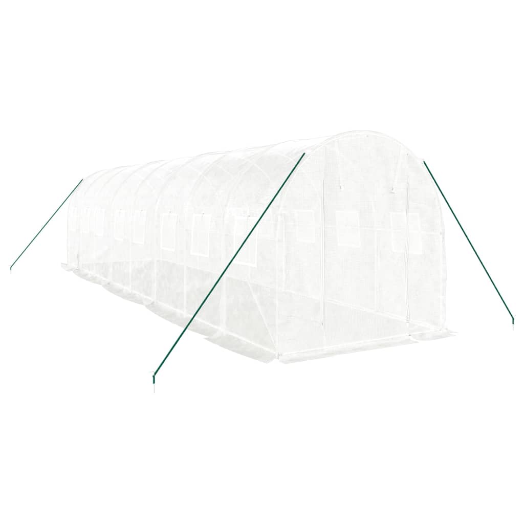 8720845891169_g_en_hd_1 vidaXL Greenhouse with Steel Frame White 16 m² 8x2x2 m - Image 3