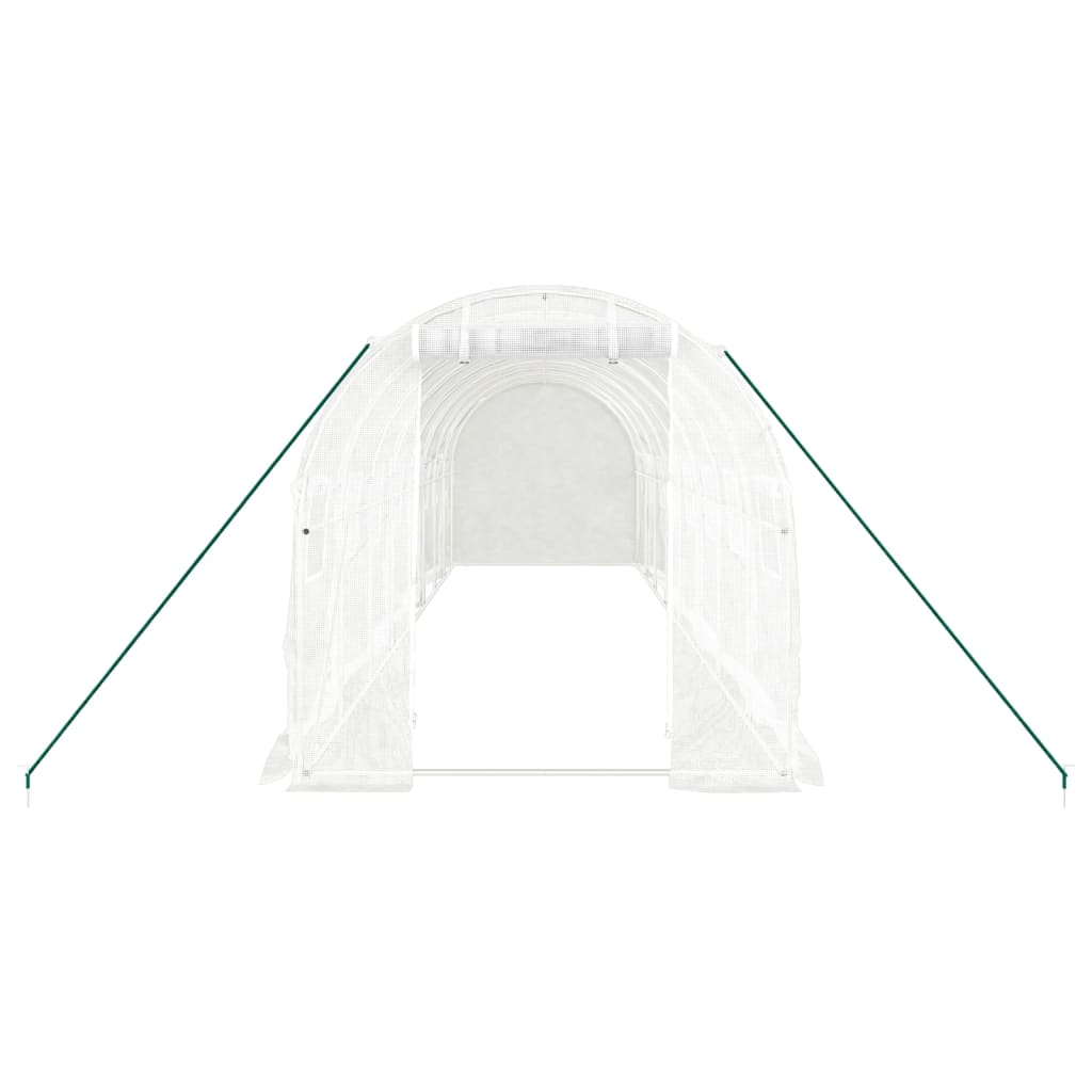 8720845891169_g_en_hd_2 vidaXL Greenhouse with Steel Frame White 16 m² 8x2x2 m - Image 4