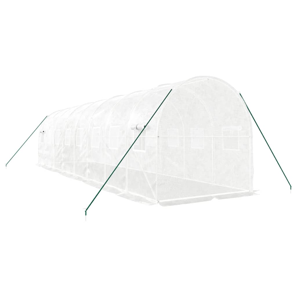 8720845891169_g_en_hd_4 vidaXL Greenhouse with Steel Frame White 16 m² 8x2x2 m - Image 6