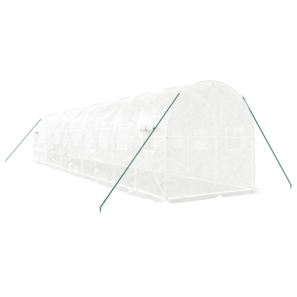 8720845891176_g_en_hd_4 vidaXL Greenhouse with Steel Frame White 20 m² 10x2x2 m - Image 6