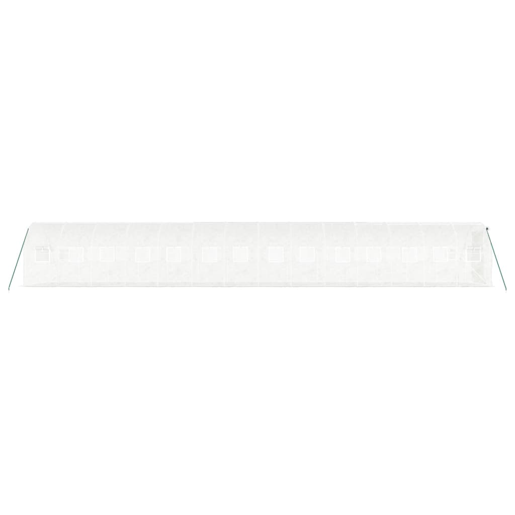 8720845891190_g_en_hd_3 vidaXL Greenhouse with Steel Frame White 28 m² 14x2x2 m - Image 5